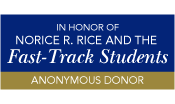 In Honor of Norice R. Price and Fast-Track Students, Anonymous Donor